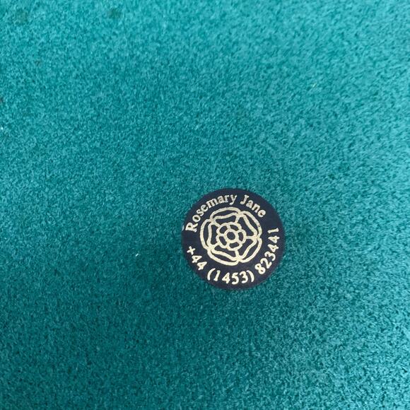 Vintage Rosemary Jane England 2 Melamine Round Table Hot Plate Mats Folk Art - Picture 10 of 12